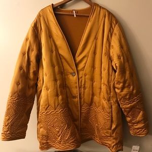 Free People Embroidered Jacket